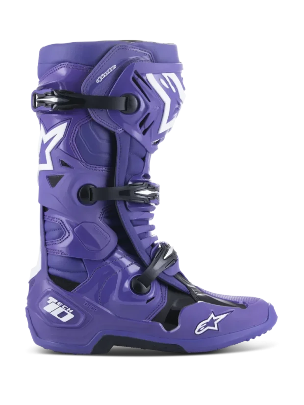 Buty enduro ALPINESTARS  TECH 10 Fioletowy - Rozmiar buta: 44,5