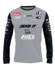 Enduro koszulka HES 2025 - Szary