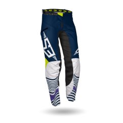 Endurové Nohavice X-Comfort S3 Parts Modrá-Fialová-Biela-Žltá