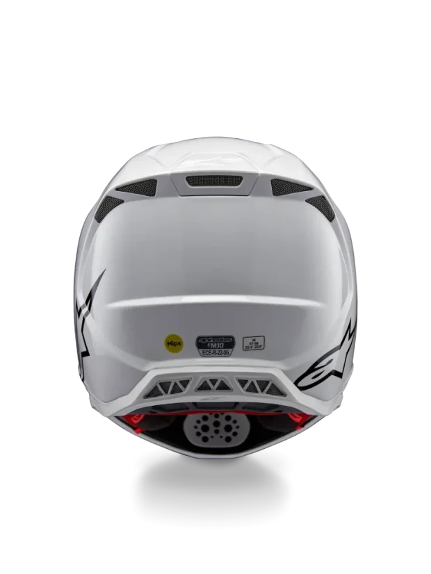 Alpinestars přilba Solid S-M10 Bílá lesklá - Velikost: XL