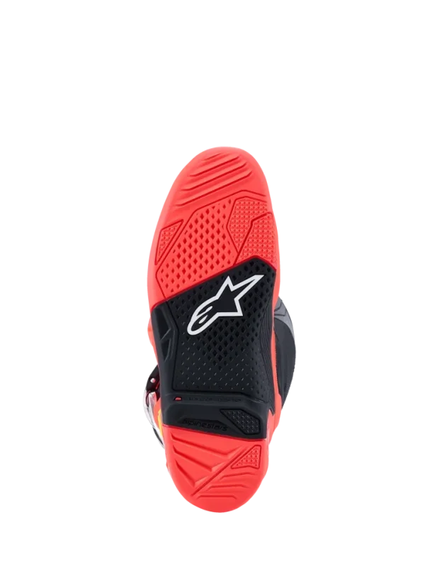 Motokrosové boty ALPINESTARS TECH 7 Černá/Červená fluo/Růžová fluo - Velikost obuvi: 43