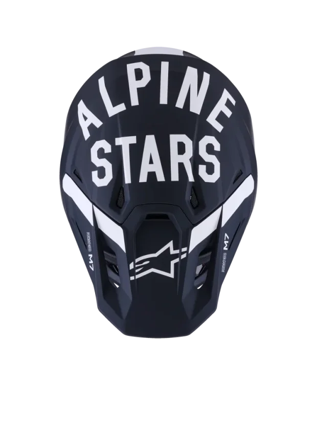 Alpinestars přilba Dasher S-M7 Černá/Bílá - Velikost: XS