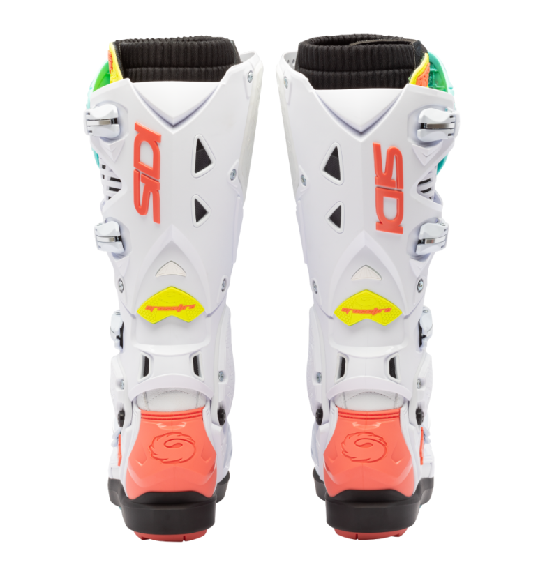 Buty cross/enduro Sidi Crossfire 3 SRS Czarno-biało-pomarańczowy - Rozmiar buta: 42
