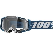 Motokrosové okuliare 100% ARMEGA MODRÁ/STRIEBORNÁ