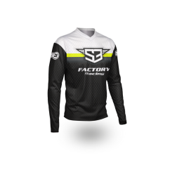 Enduro Dres S3 Parts Čierna-Fluo