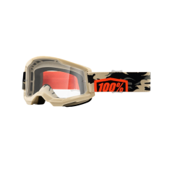 Motokrosové okuliare 100% Strata 2 Bežová
