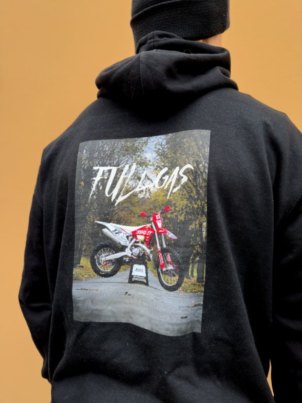 Mikina Full Gas - Velikost: XL