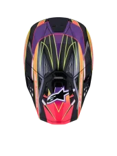 Kask Alpinestars ERA S-M10 Różowy/Fioletowy/Żółty fluo