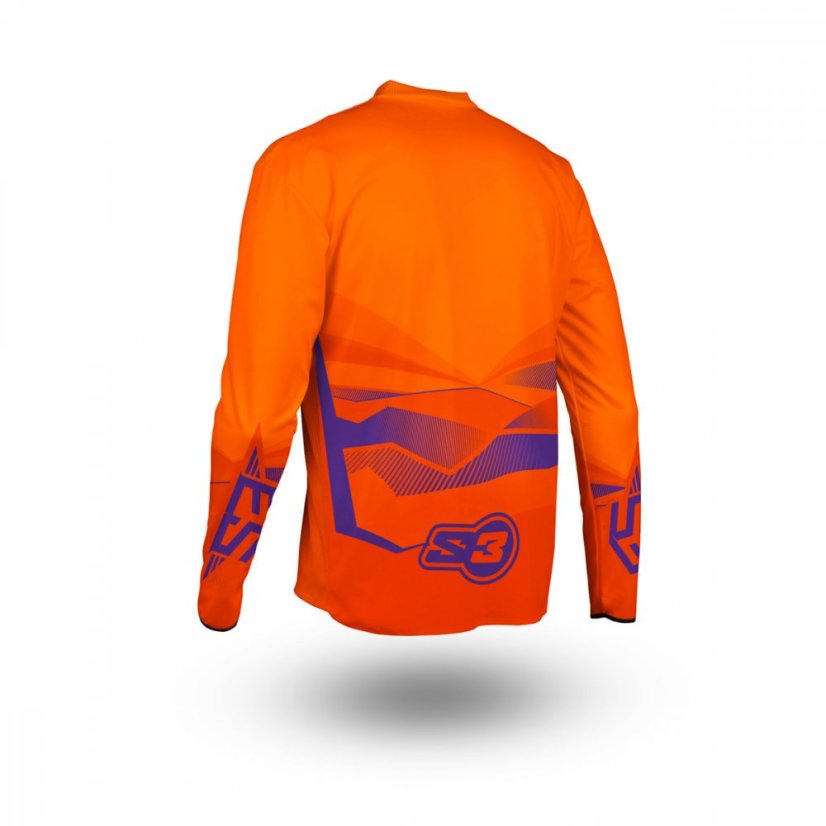 Enduro Dres S3 Parts ORANŽOVÁ KOLEKCE - Velikost: 2XL