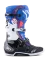 Buty enduro ALPINESTARS  TECH 10 SUPERVENTED Biały/Czarny/niebeski - Rozmiar buta: 44,5