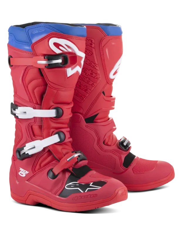 Buty enduro ALPINESTARS TECH 5 czerwony - Rozmiar buta: 44,5