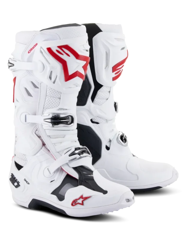 Buty enduro ALPINESTARS  TECH 10 SUPERVENTED biały - Rozmiar buta: 44,5