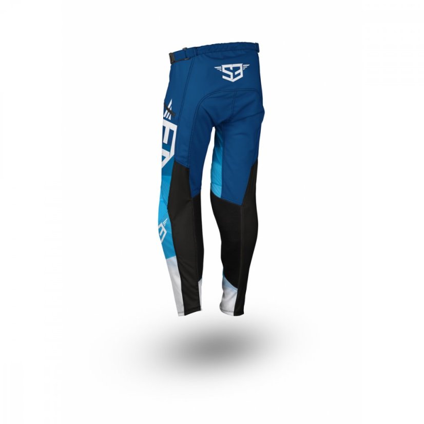 Endurové Kalhoty X-Comfort  S3 Parts Modrá-Bíla - Velikost Kalhot: 38