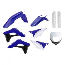 Kompletní Sada plastů Polisport Sherco OEM (Modrá, Bílá)