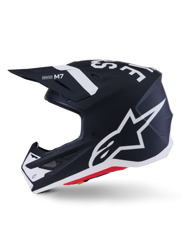 Alpinestars přilba Dasher S-M7 Černá/Bílá - Velikost: XS