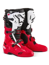 Buty enduro ALPINESTARS  TECH 10 ENDURO jasnoczerwona / czarna / biała