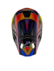 Alpinestars přilba ERA S-M10 Zlatá/Žlutá/Rio červená