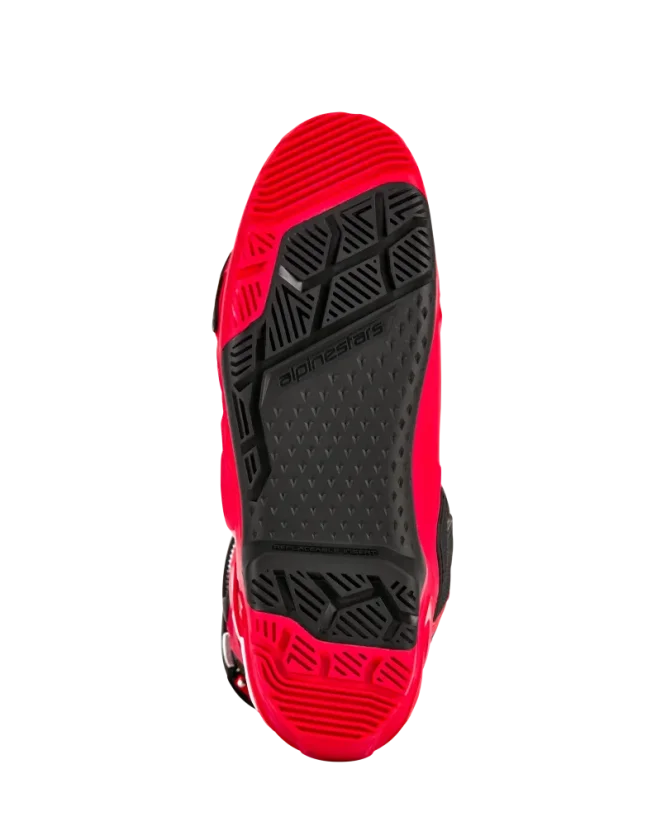 Buty enduro ALPINESTARS  TECH 10 ENDURO jasnoczerwona / czarna / biała - Rozmiar buta: 44,5