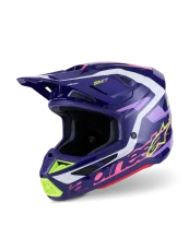 Alpinestars přilba Deed S-M7 Fialová/Růžová