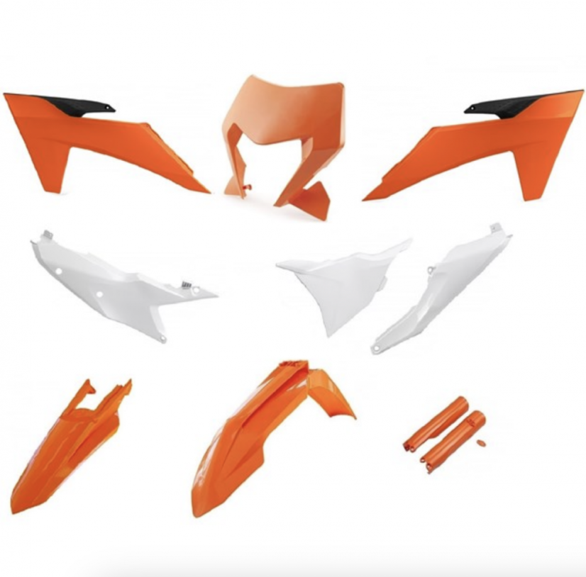 ACERBIS Sada plastů KTM EXC 2024-> - Barva: Oranžová - Bíla