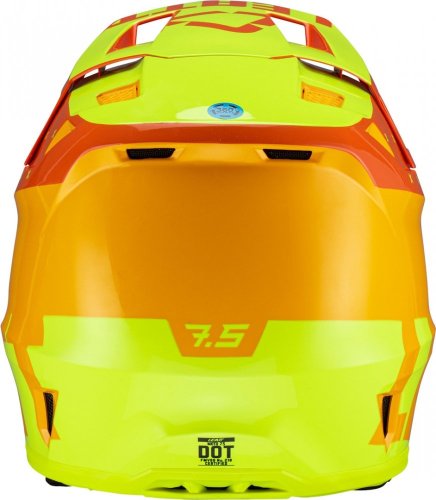 Motokrosová Helma Leatt Moto 7.5 + Brýle Leatt 4.5 Citrus - Velikost: L