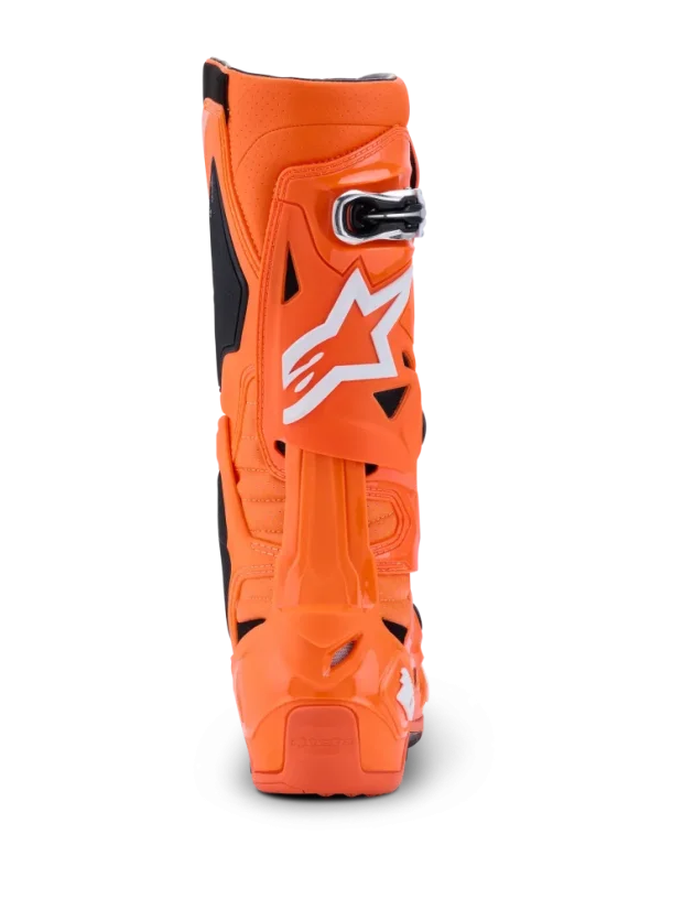 Buty enduro ALPINESTARS  TECH 10 SUPERVENTED pomarańczowy - Rozmiar buta: 42