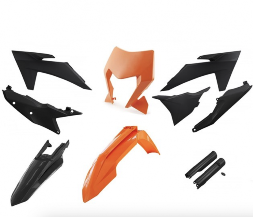 ACERBIS Sada plastů KTM EXC 2024-2025 - Barva: Oranžová - Černá