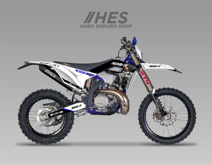 Komplet naklejek (oklein) SEND IT / HES - Sherco 2023 i starsze