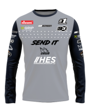 Enduro koszulka HES 2025 - Szary
