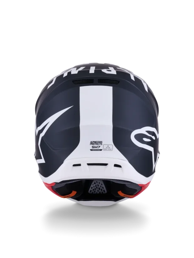 Alpinestars přilba Dasher S-M7 Černá/Bílá - Velikost: 2XL