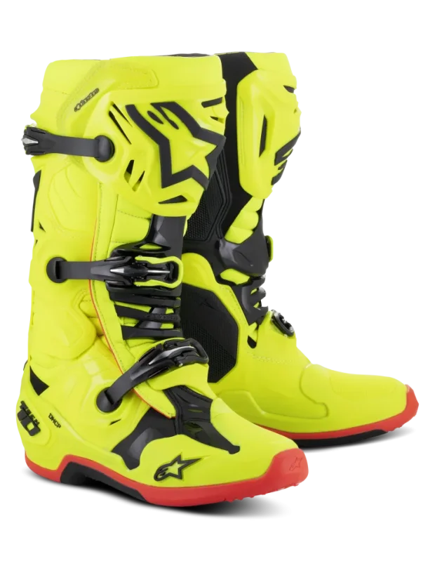 Buty enduro ALPINESTARS  TECH 10 neonowy żółty - Rozmiar buta: 45,5