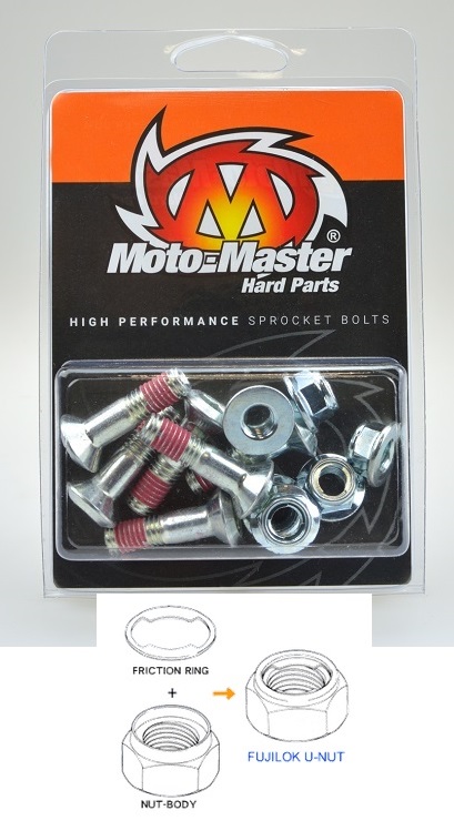 Moto-Master Sada skrutiek a matíc pre reťazové koleso Sherco/Honda/Yamaha/Suzuki/Kawasaki