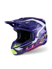 Alpinestars přilba Deed S-M7 Fialová/Růžová
