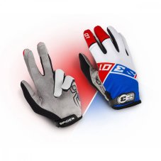 Rukavice S3 parts Spider Modrá-bíla-červená