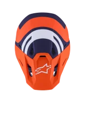 Alpinestars přilba Core S-M7 Oranžová/Modrá
