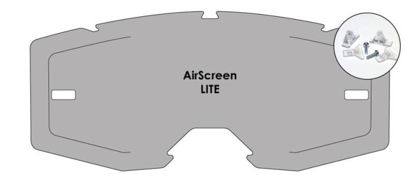 Náhradné sklíčko pre Airscreen Lite