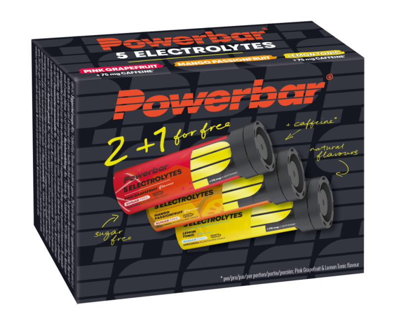 Rozpustný nápoj PowerBar s elektrolyty v tabletách AKCE 2+1