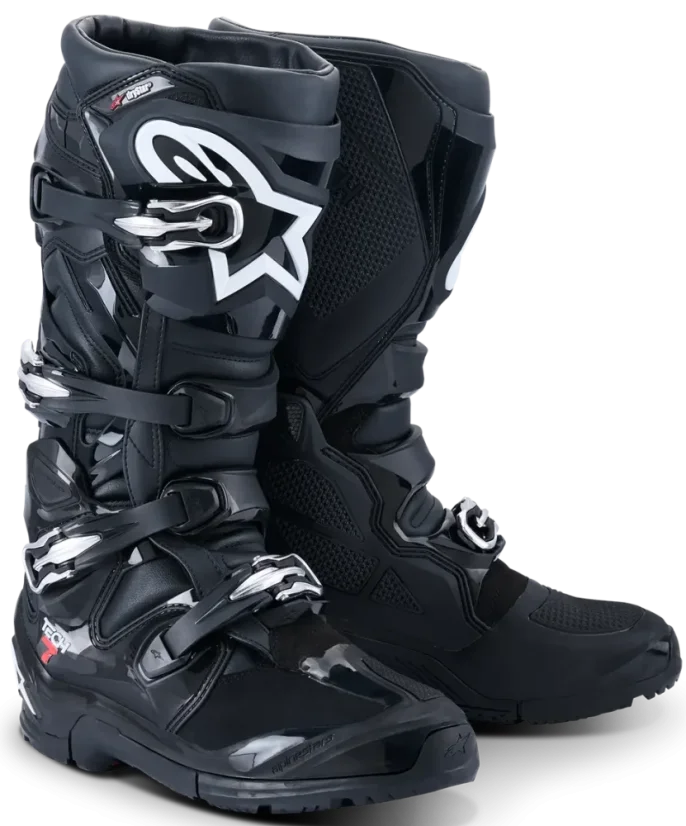 Motokrosové boty ALPINESTARS Enduro Drystar 2025 Černá - Velikost obuvi: 43