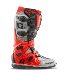 Motokrosové topánky Gaerne SG-12 šedá/červená/čierna