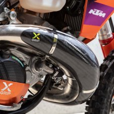 X-GRIP Karbonový kryt kolena výfuku KTM/HUSQVARNA/GAS GAS 2020-2023