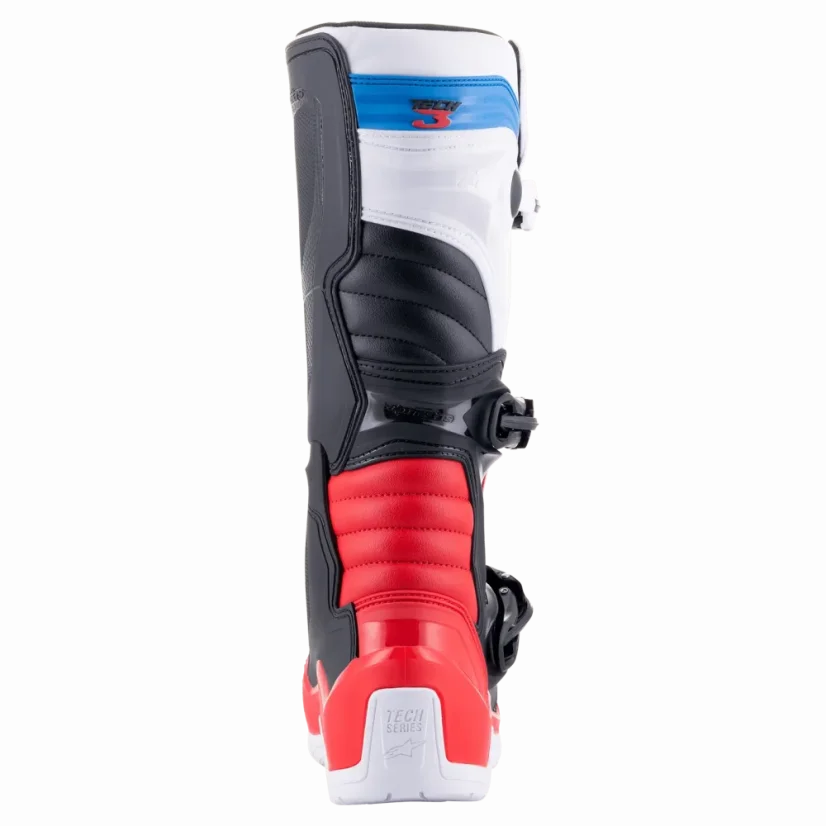Buty enduro ALPINESTARS TECH 3 czerwony/niebieski - Rozmiar buta: 45,5