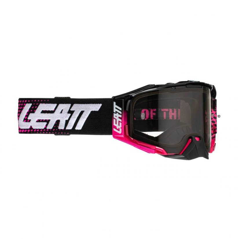 Motokrosové okuliare Leatt Velocity 6.5, čierna/ružová
