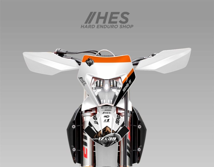 KOMPLET NAKLEJEK (OKLEIN) SEND IT / HES - KTM 2024->